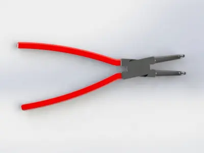 Alicate de Bico Nose Pliers 3D model