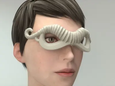 Carnival Mask - Tup Horn 3D print model