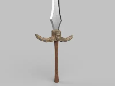 Sword Low-poly 3D model 71