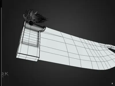 Nozarashi from Bleach Low-poly 3D model