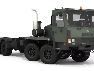 KRAZ -7634  3D model