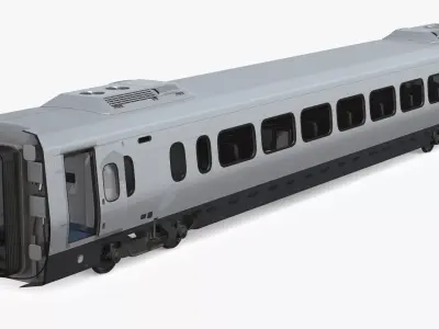 Express Business Coach Generic Rigged 3D model