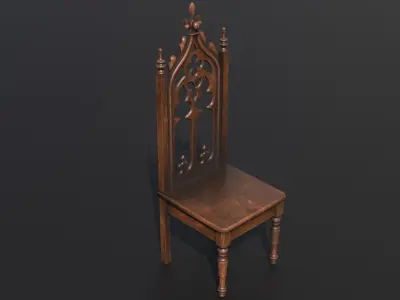 Gothic furniture 3D model