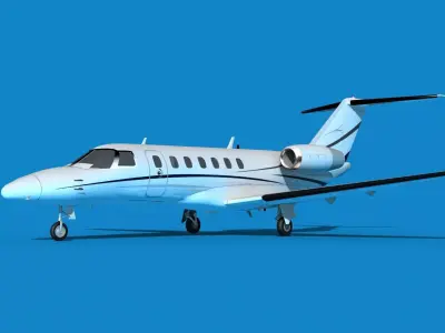 Cessna C528 Citation CJ3 V15 3D model