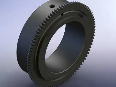 Split Gears design - to eliminate backlash 3D model