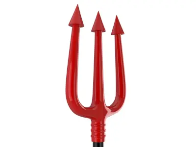 Halloween Devils Fork 3D model