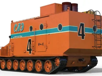 Kharkovchanka-2 Soviet Antarctic Cruisers STT  3D model