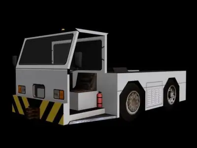 Planes And Cars Low-poly 3D model