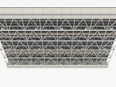 Ceiling Ventilation Pipes 12 3D model