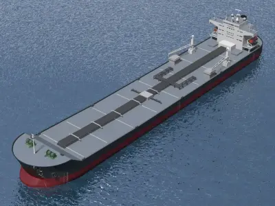 oil tanker 3D model buy