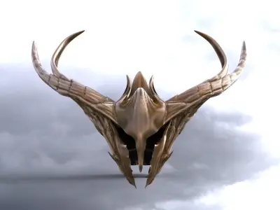 Stag Helmet 3D model