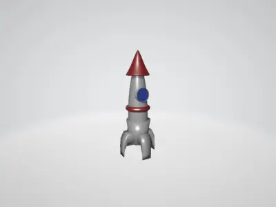 3d Rocket korean 3D model