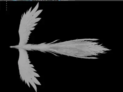 phoenix Undead bird phoenix 3D model