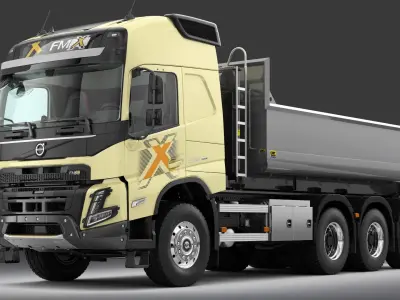 VOLVO FMX 2021 Multilift Hooklift 3D model