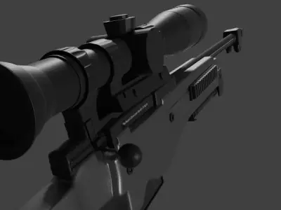 Sniper AWM 3D model