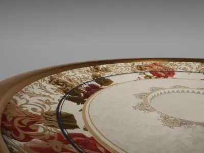 Vintage Tea Set - 4K PBR Low-poly 3D model