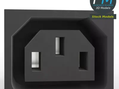 Power outlet socket 3D model