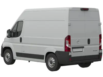 2024 Opel Movano  L1H2 Detailed interior 3D model