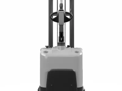 Electric Reach Forklift Truck 3D model