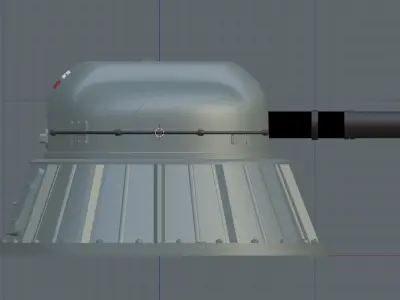 Russian Naval Gun AK-630 30mm CIWS 3D model