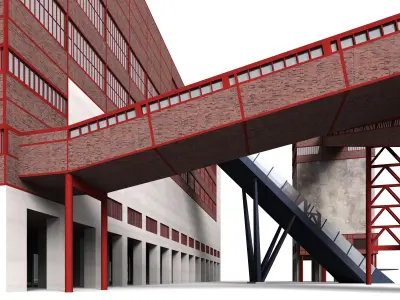 Zeche Zollverein complete 3D model
