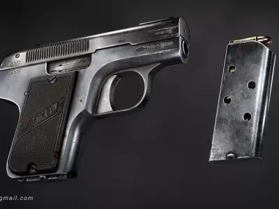 Bayard 1908 Low-poly 3D model