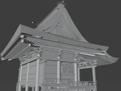 Kasuga shrine in Japan 3D model