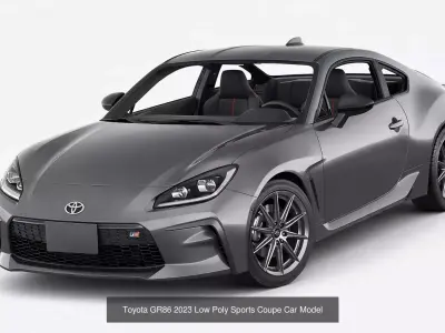 Low Poly Sports Cars Pack 5 Vehicles Modern Performance Set