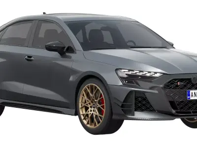 Audi RS3 Sedan competition limited 2026 3D model