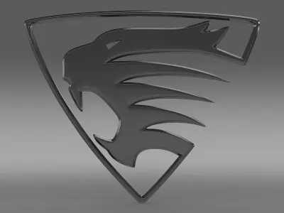 spirra logo 3D model by Sergey