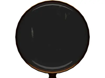 Decorative Magnifying Glass Low-poly 3D model