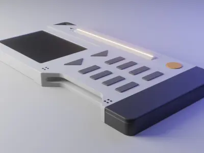 Cyberpunk Reader Modelling 3D model