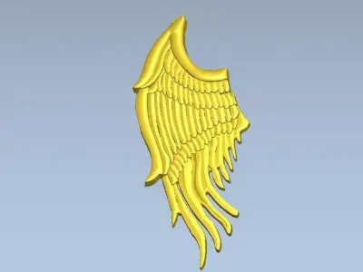 back wing Free 3D print model