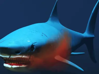 Shark 3D model 10