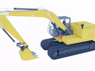 large excavator  3D print model