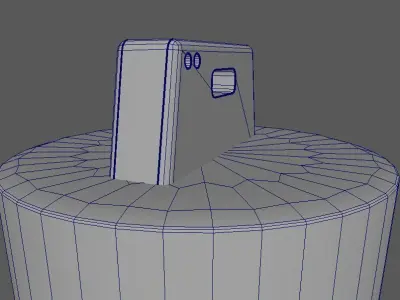 Traffic Road Barrel Free 3D model