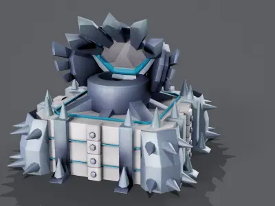 Eagle artillery 3D model