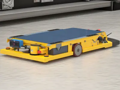 Smart Transport Robot BMW Rigged 3D model