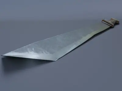 Sword 04 Low-poly 3D model