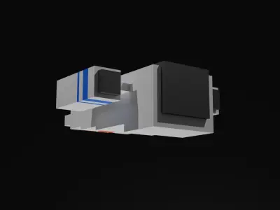 SpaceShip Free 3D model purchase