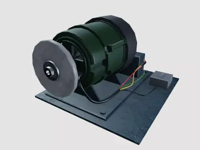 Stone Grinder 3D model