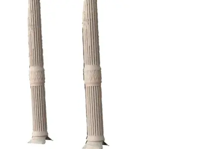 Mason Pillars 3D model