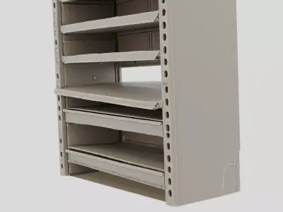 Industrial Factory Tool Storage Rack for 3D print 3D model