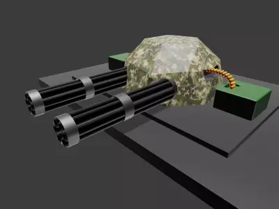turel Low-poly 3D model