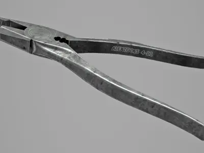 Game Ready Pliers metal Free low-poly 3D model