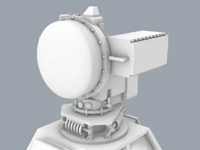 Optronic Director THALES Low-poly 3D model