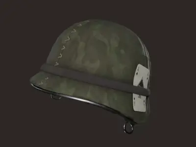 Military helmet Low-poly 3D model get