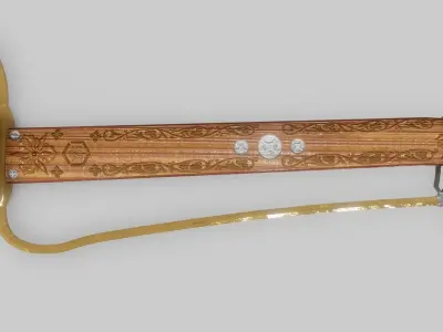 Katana messer  Low-poly 3D model