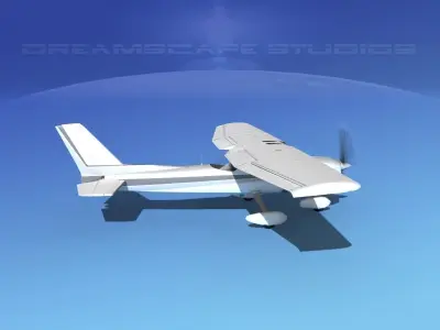 Cessna C152 Aerobat V07 3D model