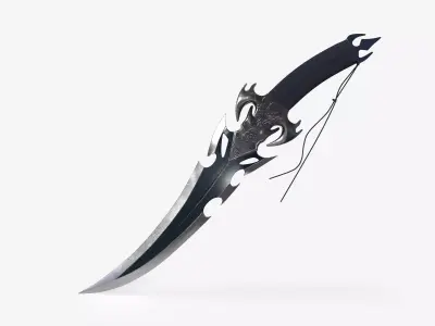 Skull Sword 3D model